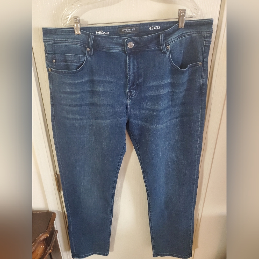 Liverpool Los Angeles Relaxed Straight Jeans
